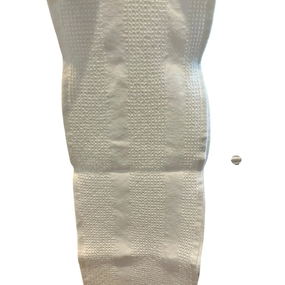 Crate And Barrel White Waffle Weave Dishcloth 14”x15” Set Of 4